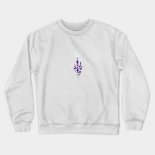 Watercolor Lavender Crewneck Sweatshirt
